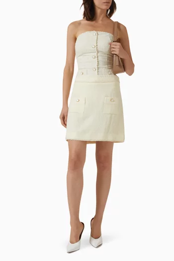 Natalie One-piece Swimsuit in Bouclé Tweed