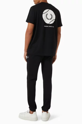 Tennis Graphic T-shirt in Cotton