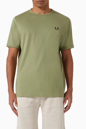 Ringer T-shirt in Cotton-jersey