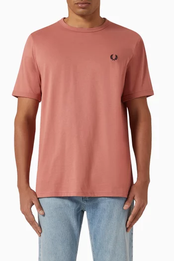 Ringer T-shirt in Cotton-jersey