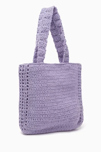 حقيبة يد بنقشة عبارة Stay Earthy