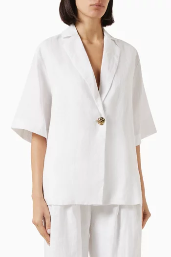 Nala Resort Shirt in Linen