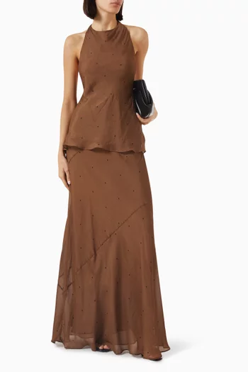 Melrose Halter Top in Viscose