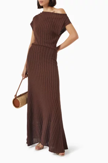 Bowie Maxi Dress in Knit