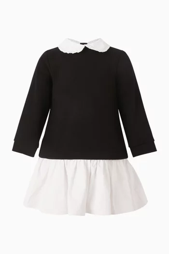 فستان بلونين قطن