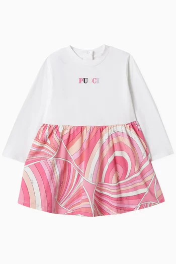Printed T-shirt Dress in Jersey