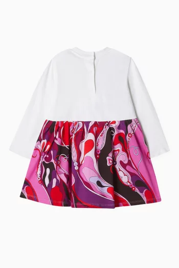 Printed T-shirt Dress in Jersey