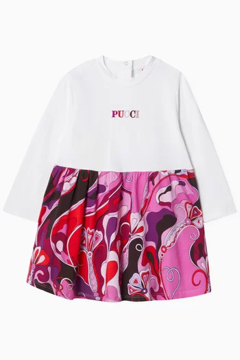 Printed T-shirt Dress in Jersey