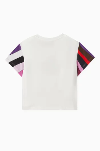 Abstract Logo T-Shirt in Cotton