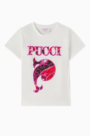 Graphic-print T-shirt in Cotton-jersey