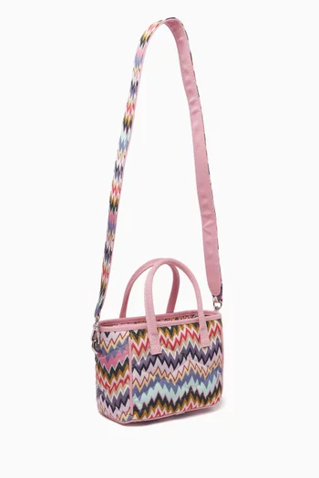 Chevron Printed Tote Bag