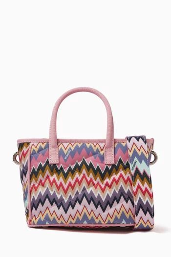 Chevron Printed Tote Bag