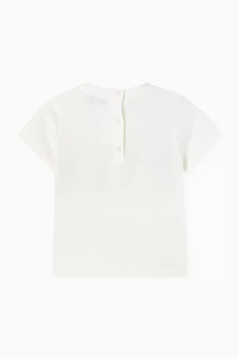 Chevron Logo T-shirt in Cotton