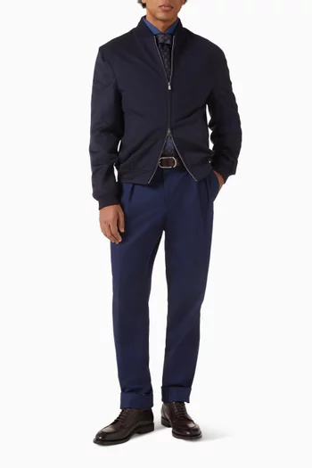 Flannel Chevron Shirt in Cotton