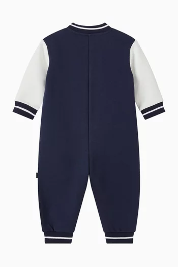Logo Patch Lettermen Romper