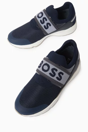 Logo Pull-on Sneakers