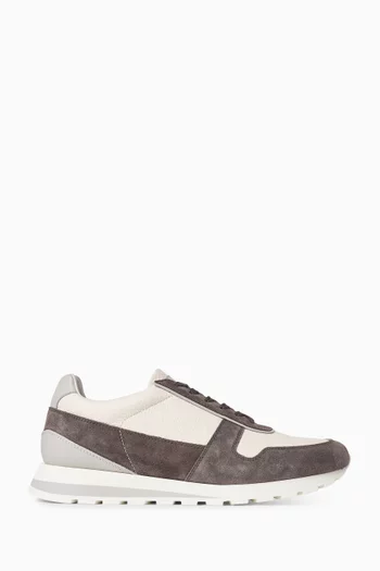 Sneakers in Leather & Suede