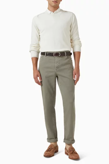 Straight-leg Jeans in Denim