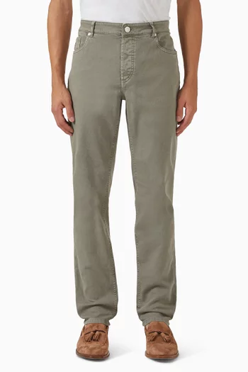 Straight-leg Jeans in Denim