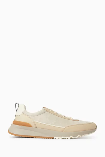 Sneakers in Leather & Suede
