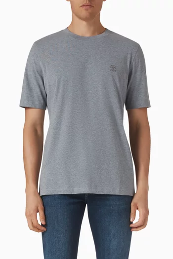 Logo T-shirt in Cotton Jersey