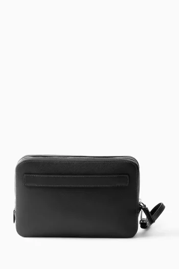 Wristlet Pouch in Leather