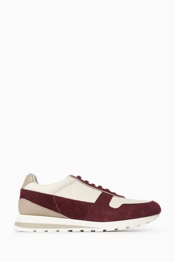 Sneakers in Leather & Suede