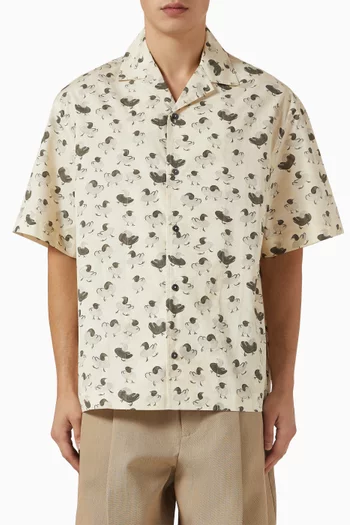 La Jean Bowling Shirt in Cotton