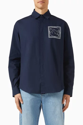 Le Chemise Simon Shirt in Cotton Poplin