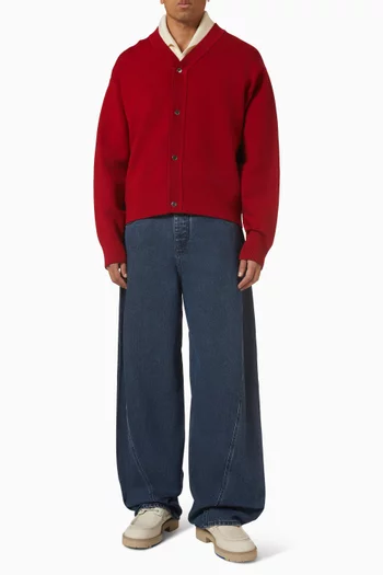 كارديغان دوبيو صوف مارينو