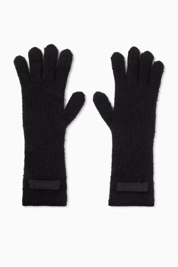 The Gros Grain Gloves in Wool Blend