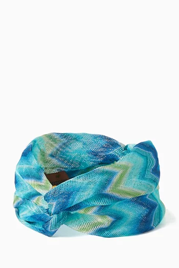 Zigzag Headband in Viscose
