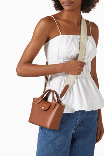 XS Épure Tote Bag in Leather