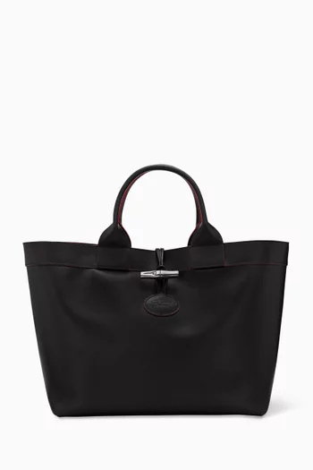 Large Le Roseau Tote Bag in Leather