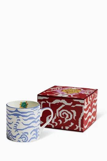 Indian Tiger Mug in Porcelain