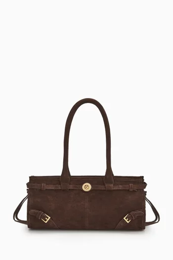 Nano Baby Jane Shoulder Bag in Suede