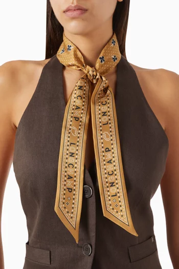 French Bandana Headband in Silk