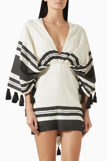 Viento Suave Mini Dress in Linen