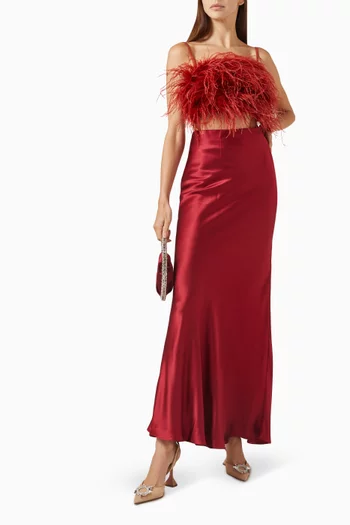 Sublimes Maxi Skirt in Silk
