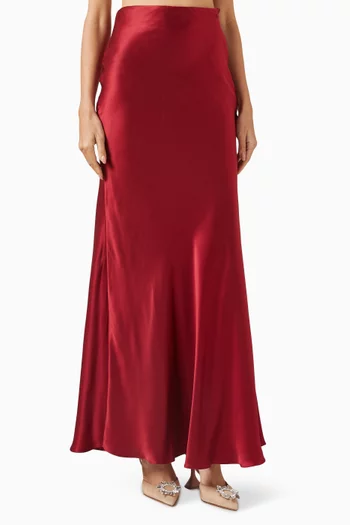 Sublimes Maxi Skirt in Silk