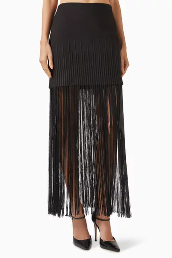 Aurora Sutil Embroidered Skirt in Cotton