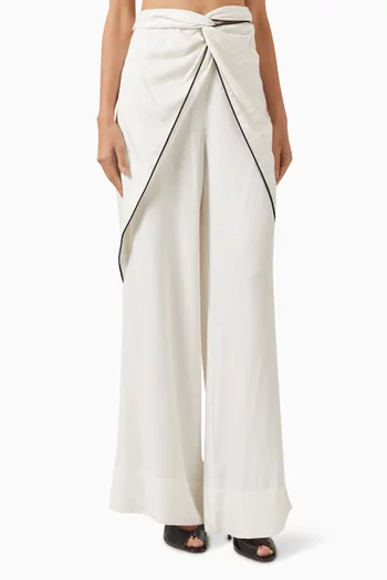 Muy Fluido Draped Pants in Rayon