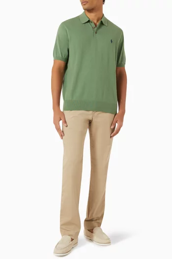 Embroidered Logo Polo Shirt