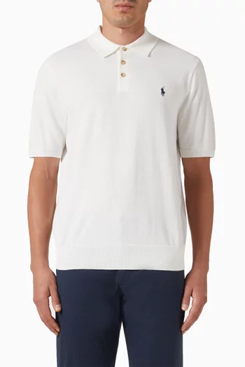 Embroidered Logo Polo Shirt