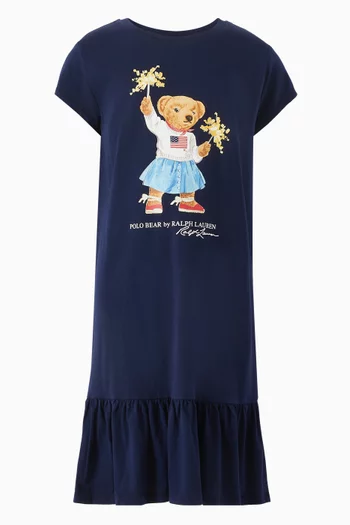 Polo Bear Dress in Cotton Jersey