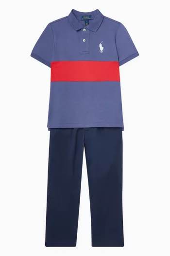 Straight-fit Pants in Cotton