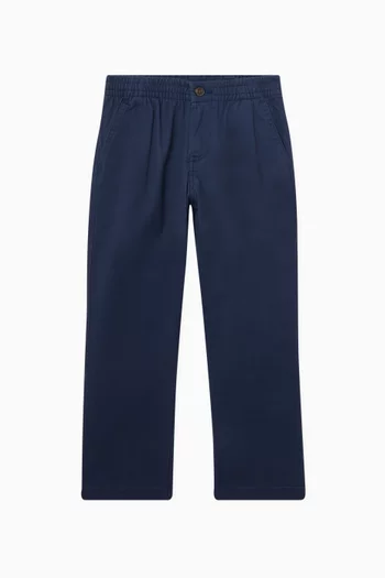 Straight-fit Pants in Cotton