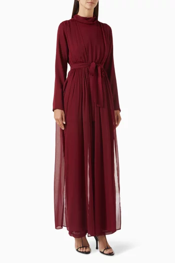 Helen Textured Pants Set in Chiffon
