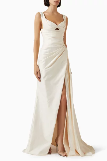 Reseda Gathered Gown