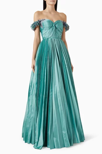 Shea Off-shoulder Gown